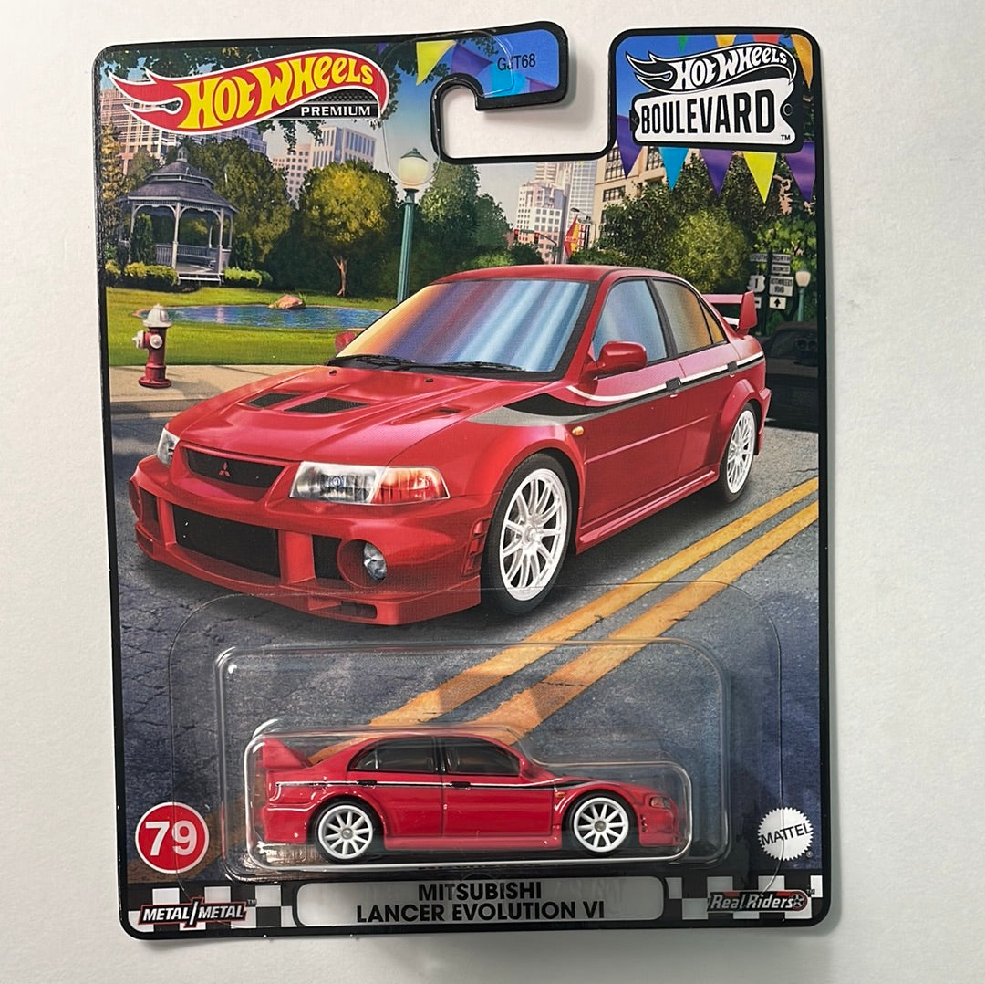 Hot Wheels 1/64 HW Boulevard Mitsubishi Lancer Evolution VI Red - HKF26