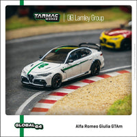 Tarmac Works 1/64 Alfa Romeo Giulia GTAm White & Green