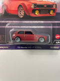 Hot Wheels 1/64 Car Culture Japan Historics 4 ‘73 Honda Civic Custom Red