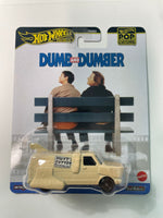 Hot Wheels 1/64 Pop Culture Dumb and Dumber Mutt Cutts Van Beige - Damaged Card