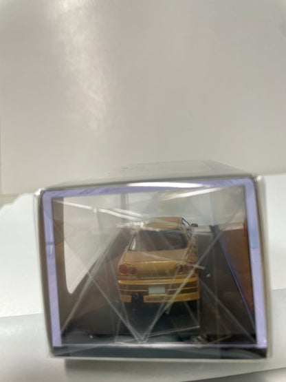 Mortal Model 1/64 Nissan Skyline MJ Style 4Door ER34 Gold