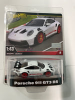 1/43 Hot Wheels Porsche 911 GT3 RS White