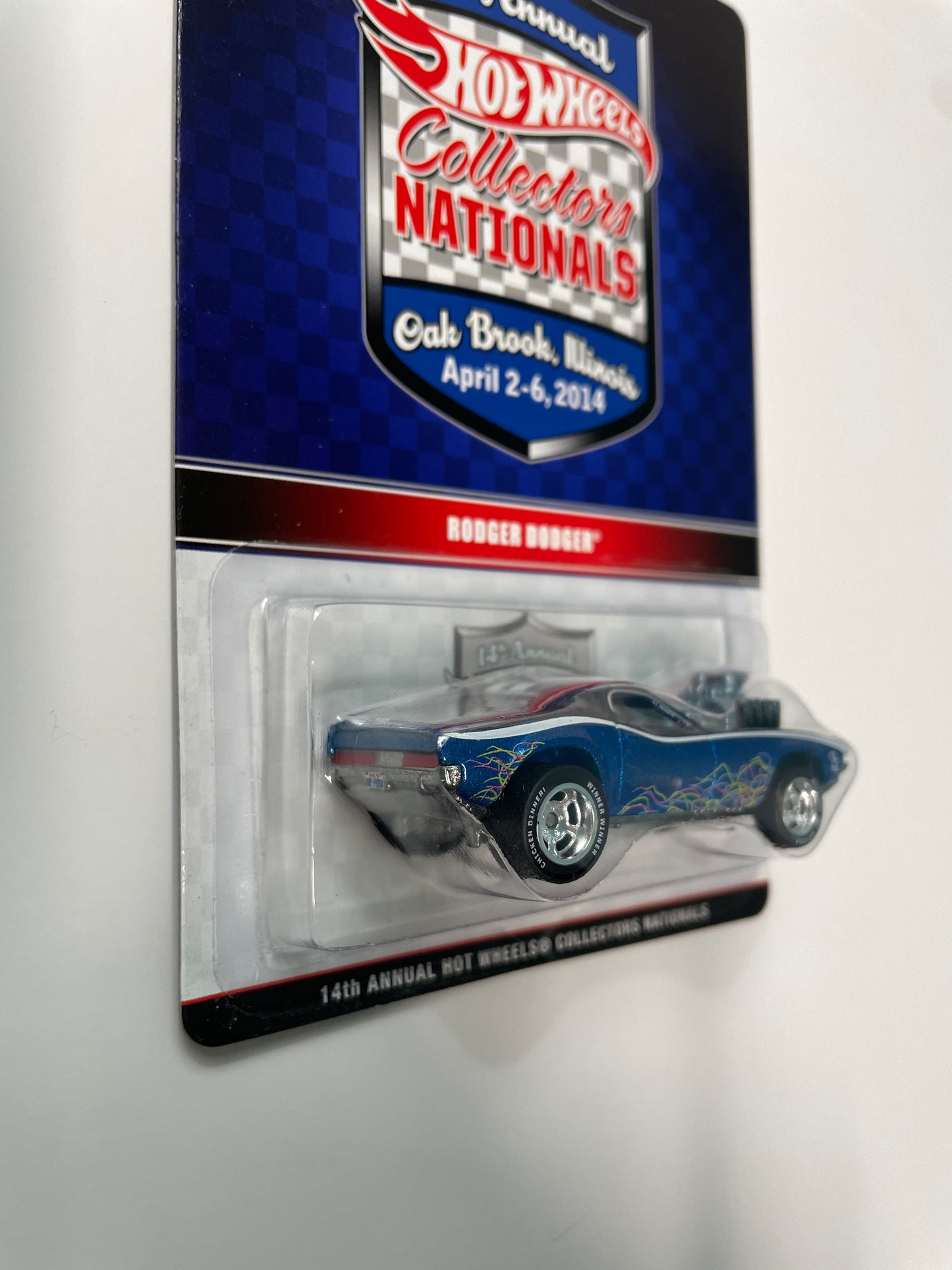 Hot Wheels 1/64 14th Annual Collectors Nationals Convention Dinner Rodger Dodger Blue