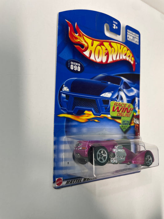 Hot Wheels 1/64 Screamin’ Hauler Pink - Damaged Box