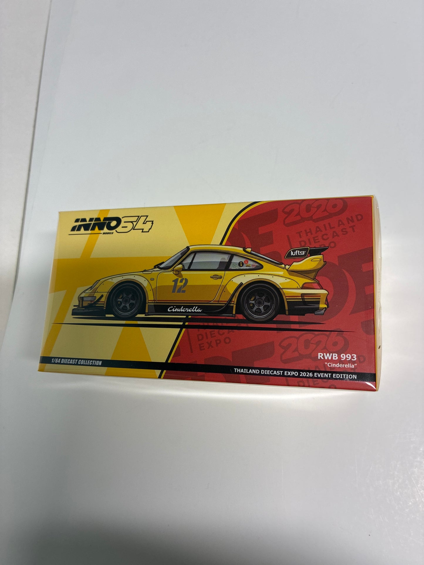 Inno64 1/64 2026 TDE RWB 993 Cinderella Yellow - IN64-RWB993-TDE26