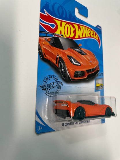 Hot Wheels 1/64 ‘19 Corvette ZR1 Convertible Orange