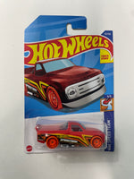 Hot Wheels 1/64 Treasure Hunt Draftnator Red - Damaged Card