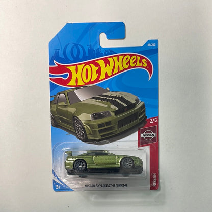 Hot Wheels 1/64 Nissan Skyline GT-R (BNR34) Green