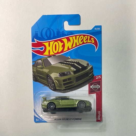 Hot Wheels 1/64 Nissan Skyline GT-R (BNR34) Green