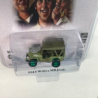 *Chase* Greenlight 1/64 Norman Rockwell Series 5 1945 Willys MB Jeep Green