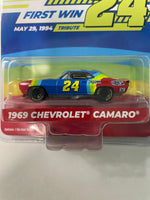 Greenlight 1/64 Hobby Exclusive Jeff Gordon 1969 Chevrolet Camaro Blue & Red