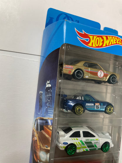 Hot Wheels 1/64 5 Pack Nightburnerz - Damaged Box
