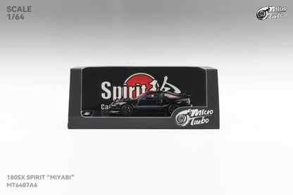 Micro Turbo 1/64 Nissan 180SX Spirit Rei Miyabi Black