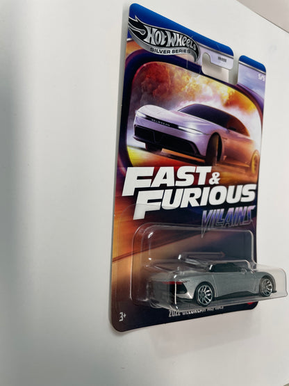 Hot Wheels 1/64 Fast And Furious Villains 2022 Delorean Alphas Silver