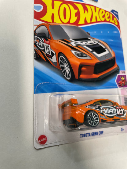 Hot Wheels 1/64 Toyota GR86 Cup Orange