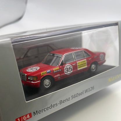1/64 Master Mercedes-Benz 560sel W126 Red