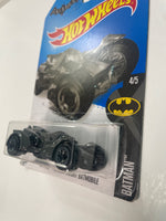 Hot Wheels 1/64 Batman : Arkham Knight Batmobile Grey - Damaged Card
