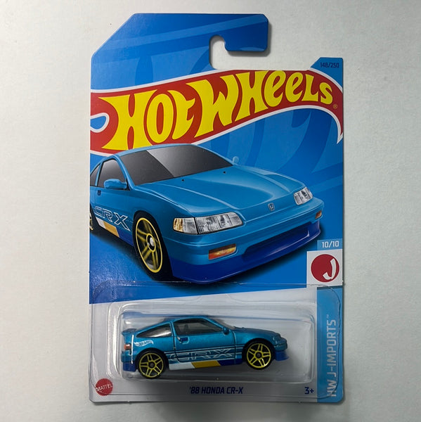 *Japan Card* Hot Wheels 1/64 ‘88 Honda CR-X Blue