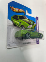 Hot Wheels 1/64 ‘92 Ford Mustang Short Card Green