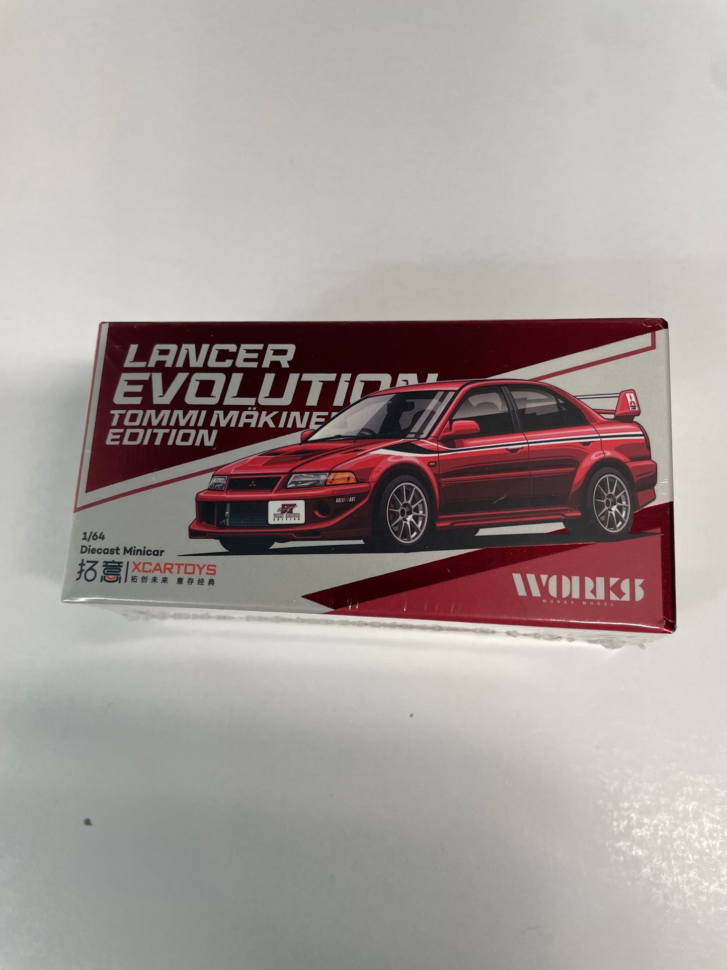 Xcartoys Works 1/64 Mitsubishi Lancer Evolution VI Tommi Makinen Edition Red - W1-HEC2026