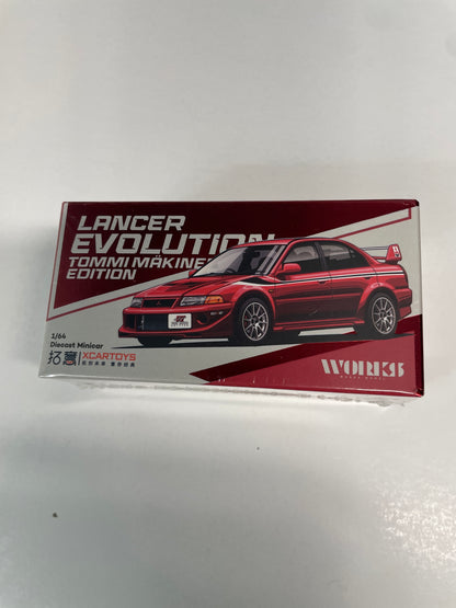 Xcartoys Works 1/64 Mitsubishi Lancer Evolution VI Tommi Makinen Edition Red - W1-HEC2026