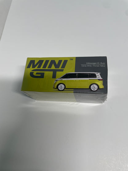 Mini GT 1/64 Volkswagen ID.Buzz Candy White/ Pomelo Yellow - MGT1110