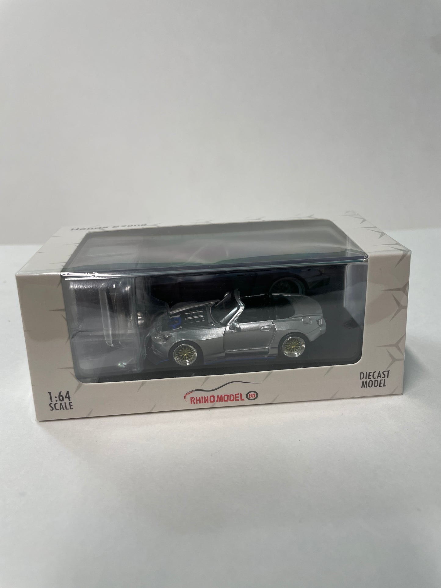 Rhino Model 1/64 Honda S2000 Silver