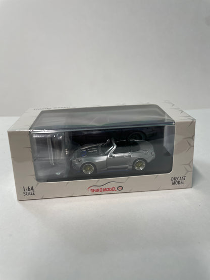 Rhino Model 1/64 Honda S2000 Silver