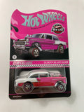 Hot Wheels 1/64 RLC Club Exclusive ‘55 Chevy Bel Air Gasser Pink & White