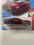 Hot Wheels 1/64 Super Treasure Hunt ‘18 Dodge Challenger SRT Demon Red Factory Sealed Card