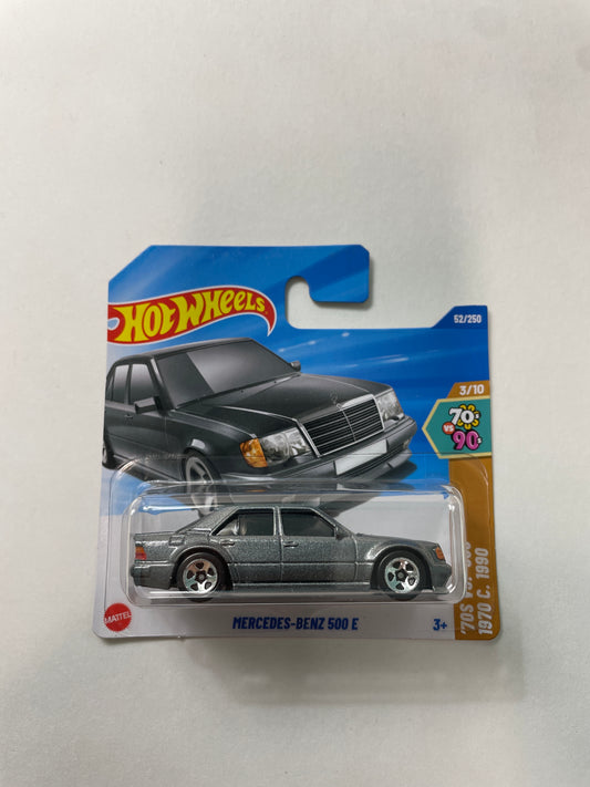 Hot Wheels 1/64 Mercedes-Benz 500 e Short Card Dark Grey
