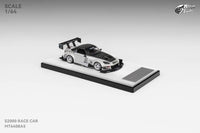 Micro Turbo 1/64 Honda S2000 Race Car Metallic White