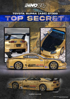Inno64 1/64 Toyota Supra (A80) Top Secret GT300 Gold