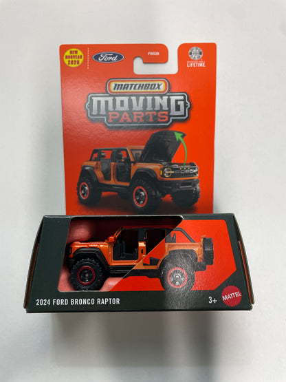 Matchbox 1/64 Moving Parts 2024 Ford Bronco Raptor Orange - JHV31