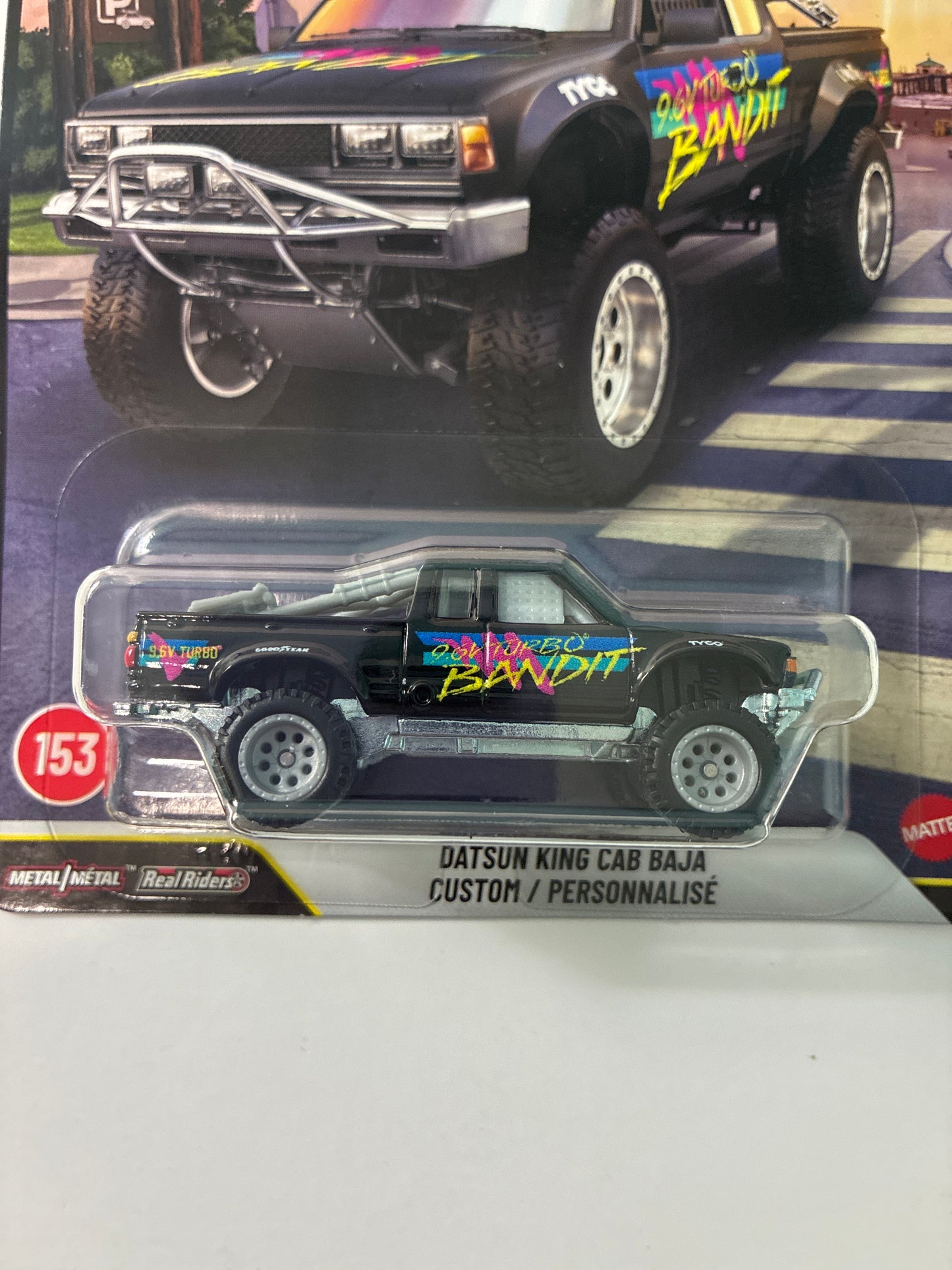 Hot Wheels 1/64 2026 Boulevard Mix H Datsun King Cab Baja Custom/ Personnalise Black - JHW32
