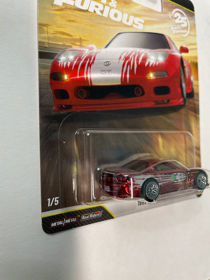 Hot Wheels 1/64 Fast & Furious Mix P 1995 Mazda RX-7 Red - JHW71