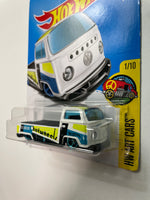 Hot Wheels 1/64 Volkswagen T2 Pickup White - Damaged Card