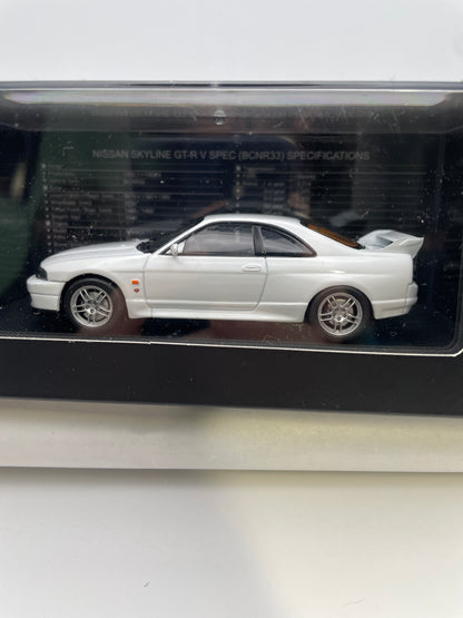 Ebbro 1/43 Nissan Skyline GT-R R33 V Spec 1995 White