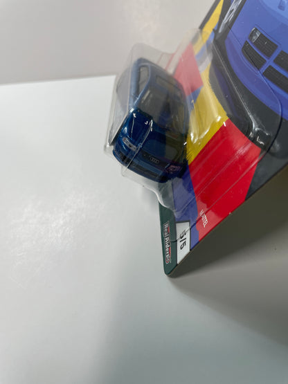 Hot Wheels 1/64 Boulevard Deutschland Design Audi S4 Quattro Blue - Damaged Card