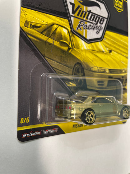 *Chase* Hot Wheels 1/64 Car Culture 2026 Mix T Vintage Racing Nissan Skyline GT-R (BNR32) Gold - JKF23