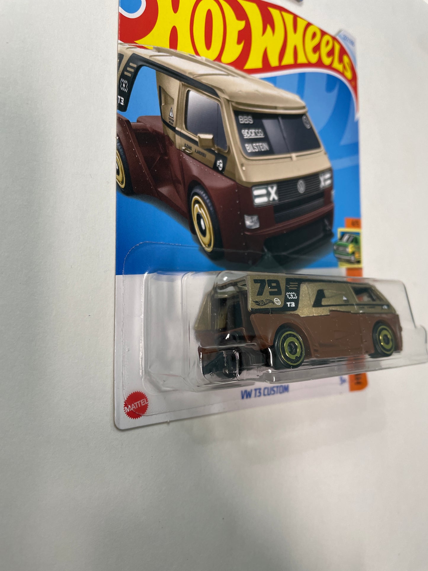 Hot Wheels 1/64 Volkswagen VW T3 Custom Brown