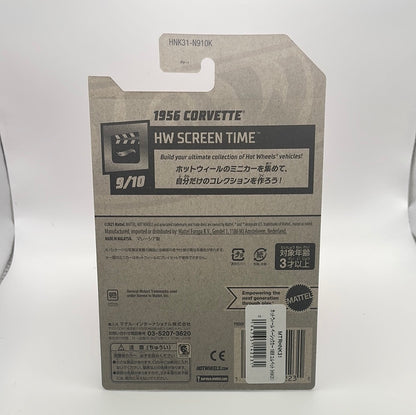 *Japan Card* Hot Wheels 1/64 1956 Corvette Pink