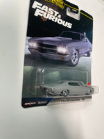 Hot Wheels 1/64 Fast & Furious 1970 Chevelle SS Grey