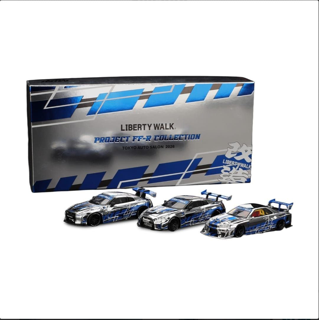 Mini GT 1/64 2026 Tokyo Auto Salon Liberty Walk Project FF-R