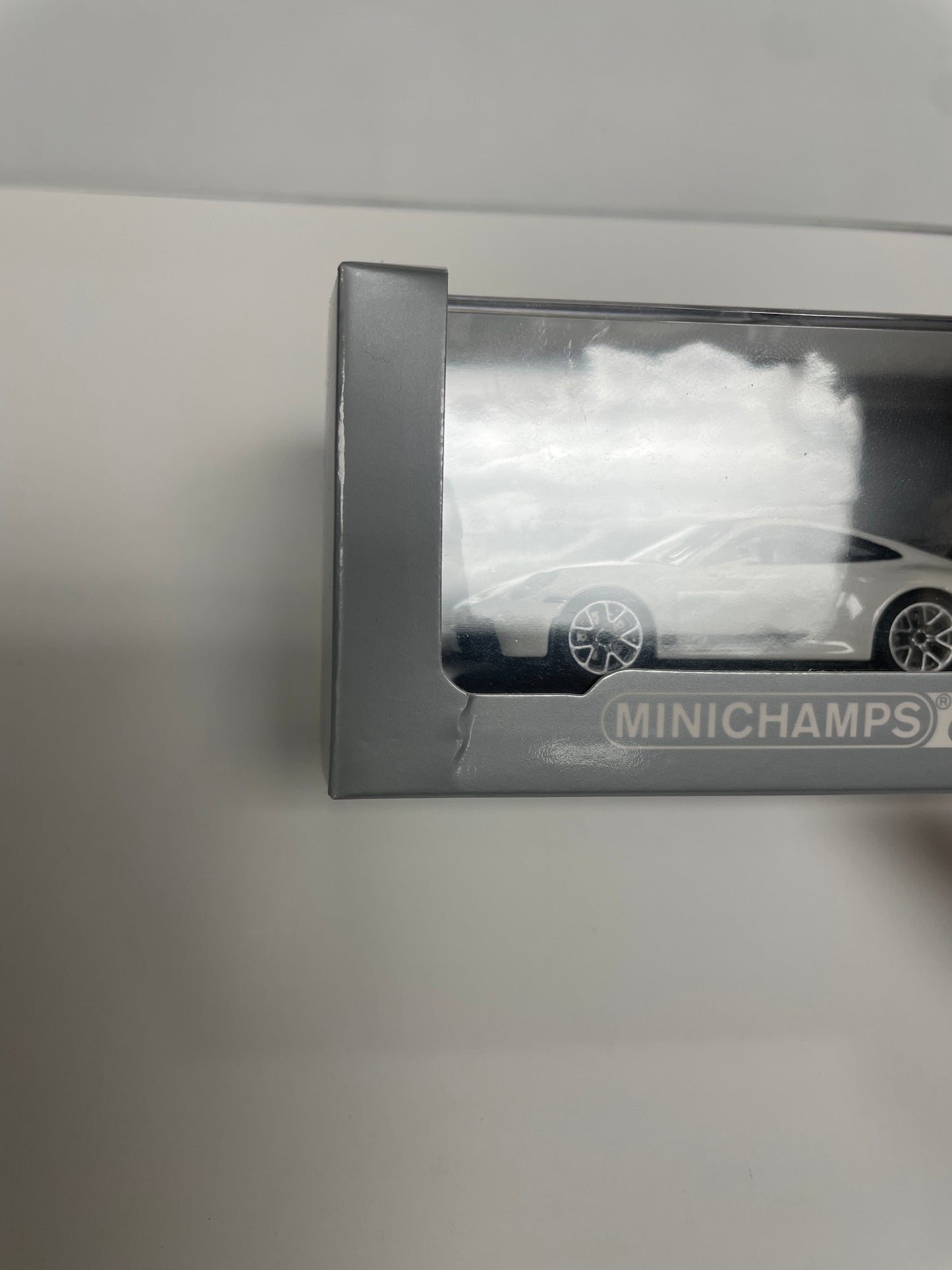 Minichamps 1/64 Porsche 911 (992) GT3 Carrera White Metallic - Damaged Box