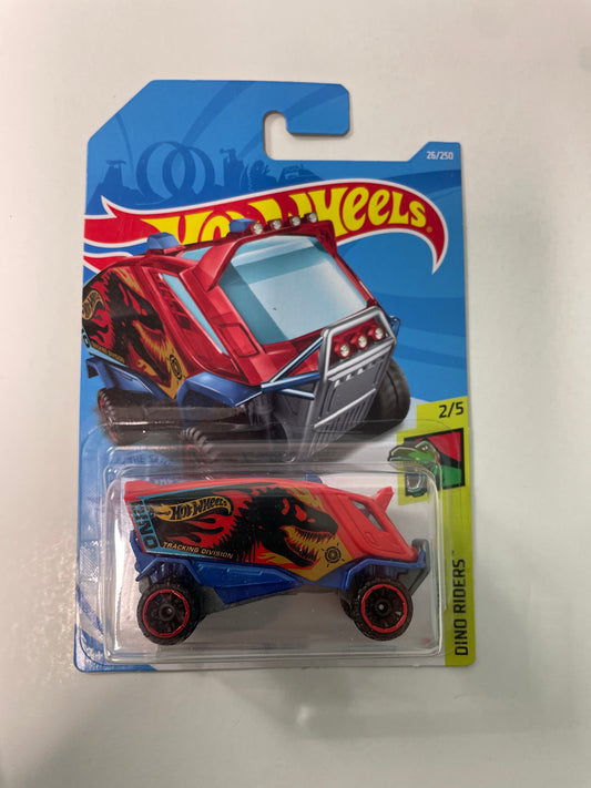 Hot Wheels 1/64 Aero Pod Blue & Red