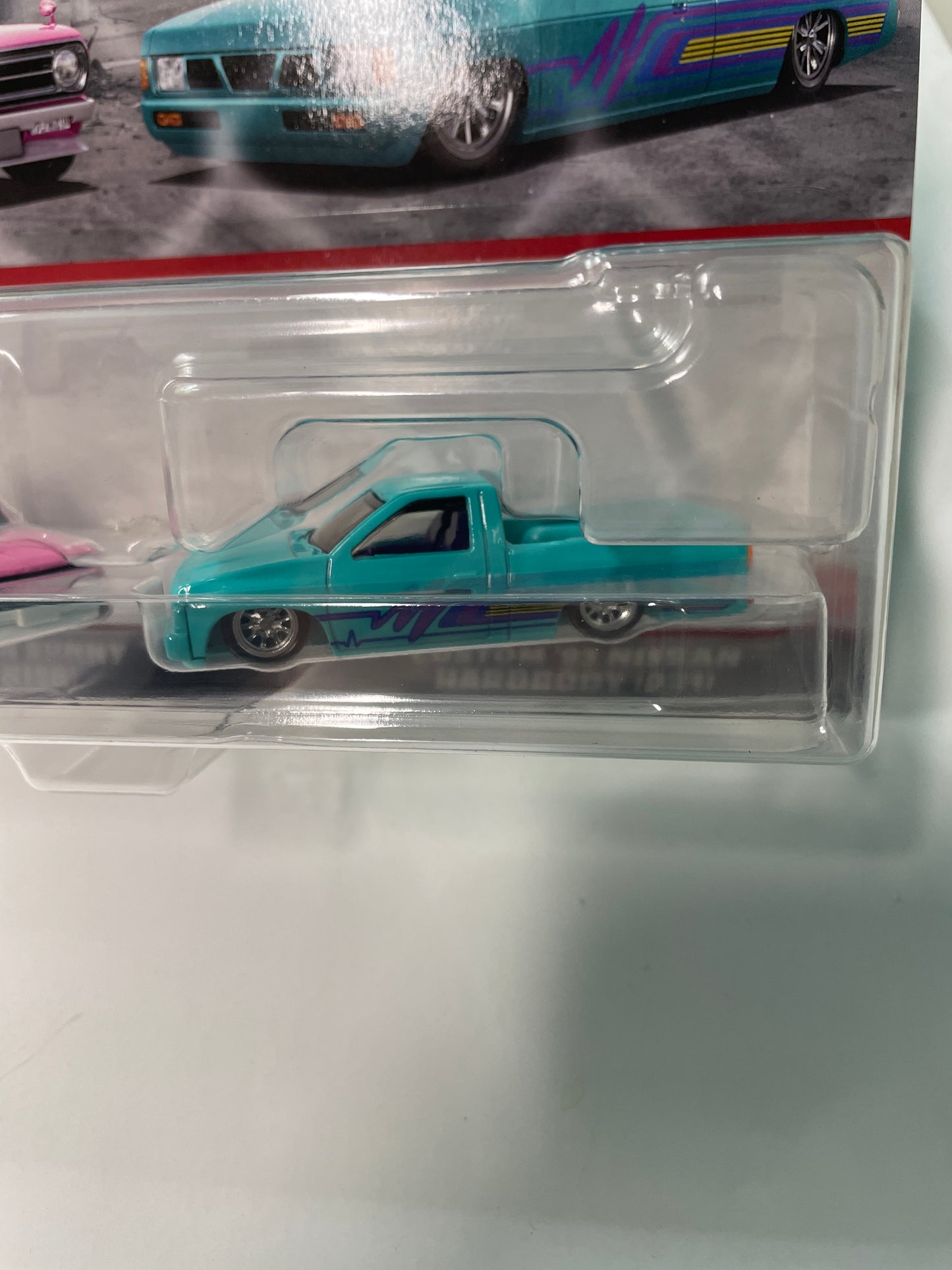 Hot Wheels 1/64 Premium Car Culture 2 Pack 1975 Datsun Sunny Truck (B120) & Custom ‘93 Nissan Hardbody (D21)