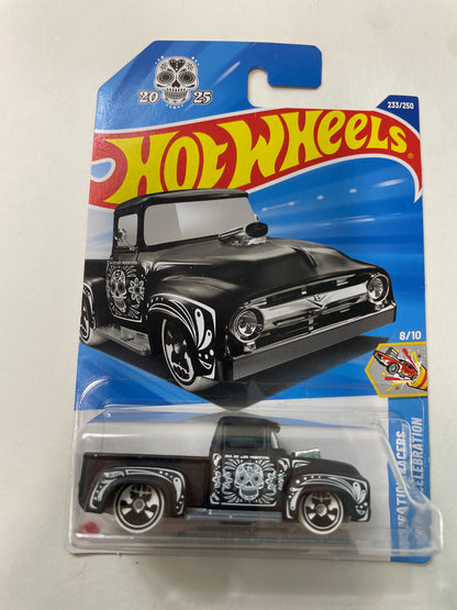 Hot Wheels 1/64 Custom/Personnalisé ‘56 Ford Truck/Camion Black & White