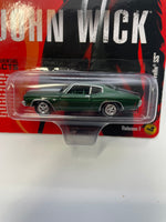 Johnny Lightning 1/64 John Wick 1970 Chevy Chevelle SS Green