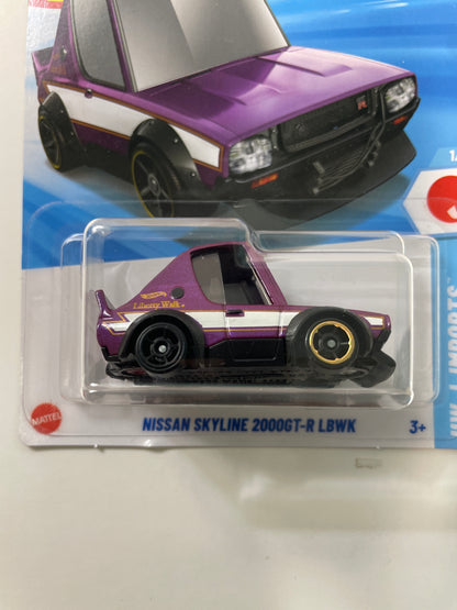 Hot Wheels 1/64 Nissan Skyline 2000GT-R LBWK Purple - Error (Read description)